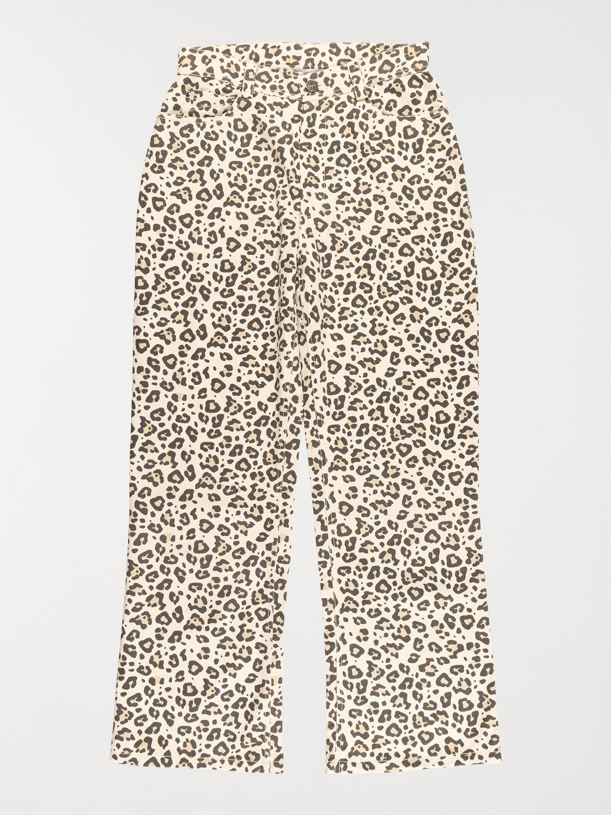 Jean wide leg léopard fille (XXS-M)