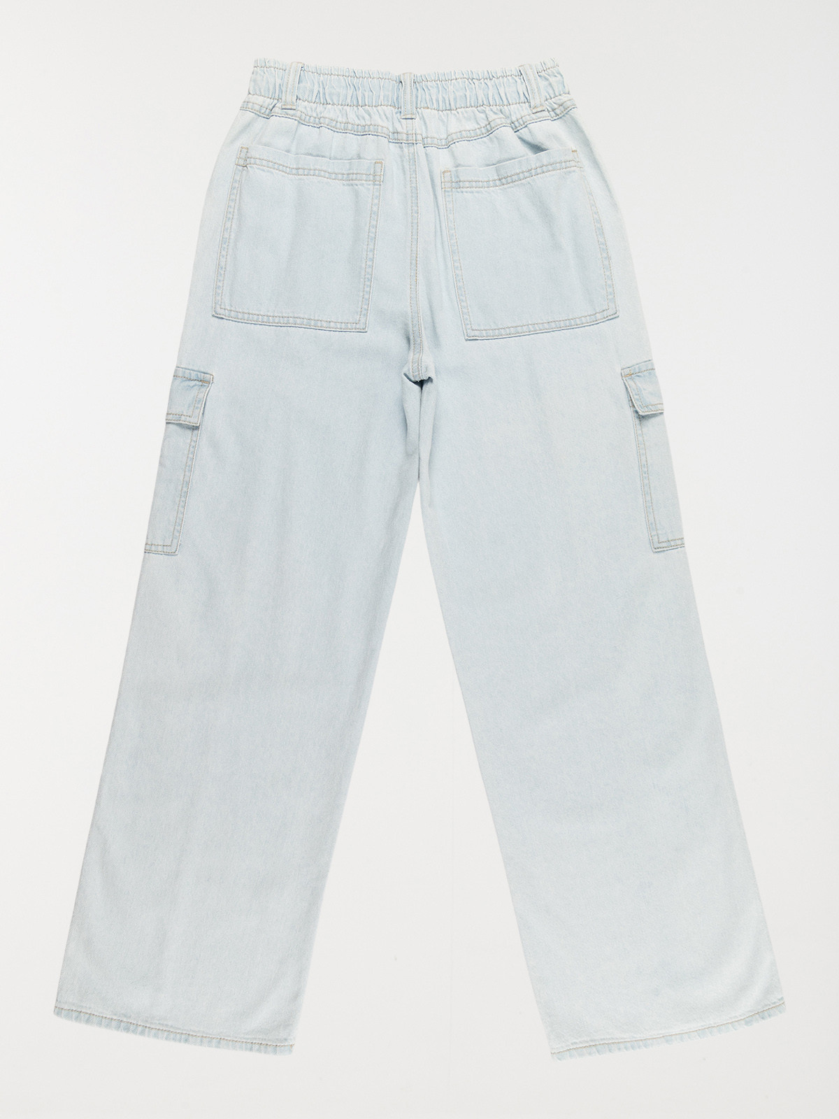 Jean cargo large fille (XXS-M)