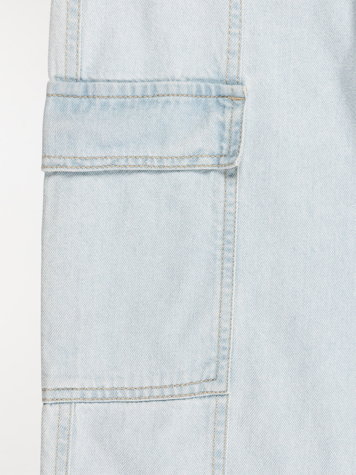 Jean cargo large fille (XXS-M)