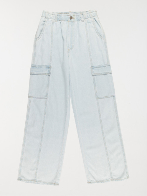 Jean cargo large fille (XXS-M)