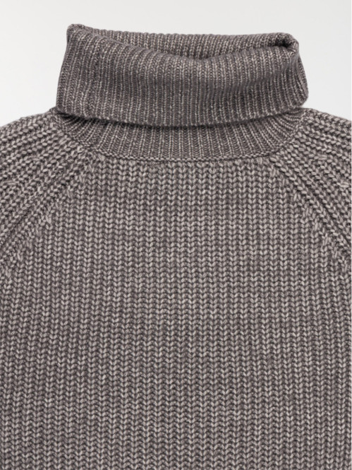 Robe pull col roulé fille...