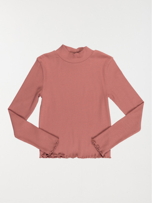T-shirt col montant fille (3-12A)