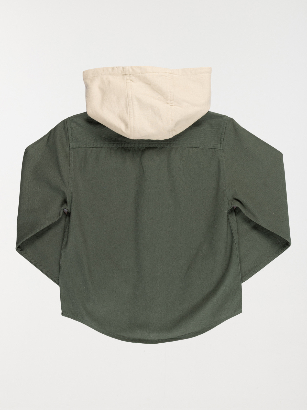 Chemise bimatière capuche garçon (3-12A)