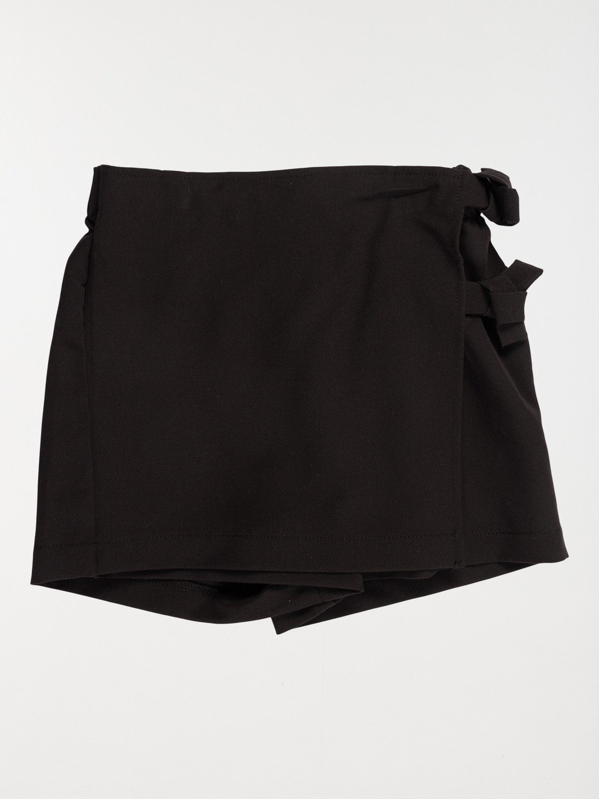 Jupe-short couleur noire fille (3-12A)