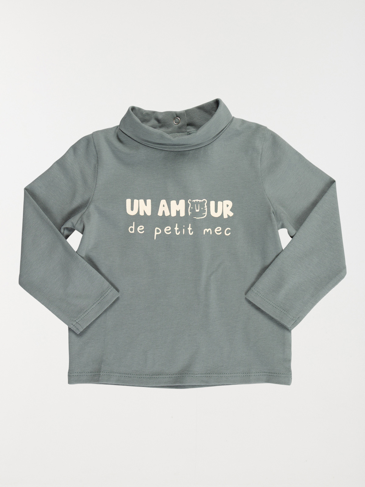Tee-shirt col roulé garçon (3-36M)