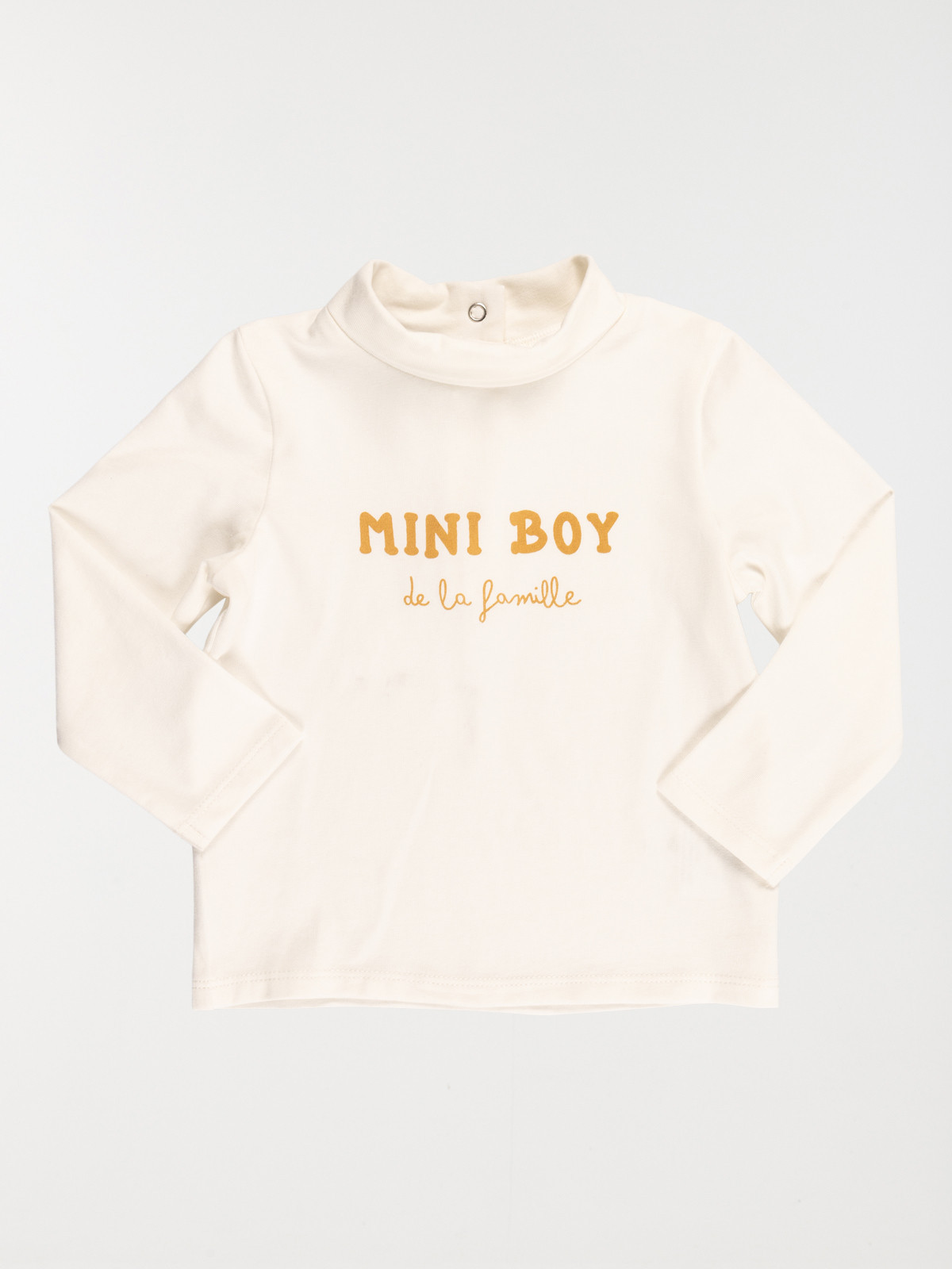 Tee-shirt garçon col roulé (3-36M)