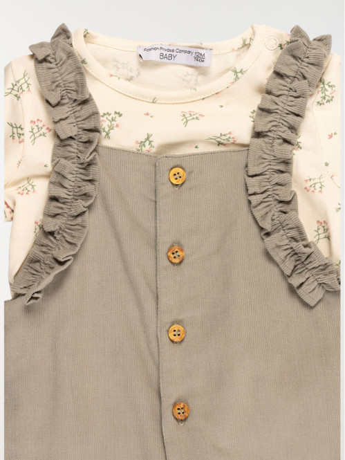 Ensemble t-shirt salopette...