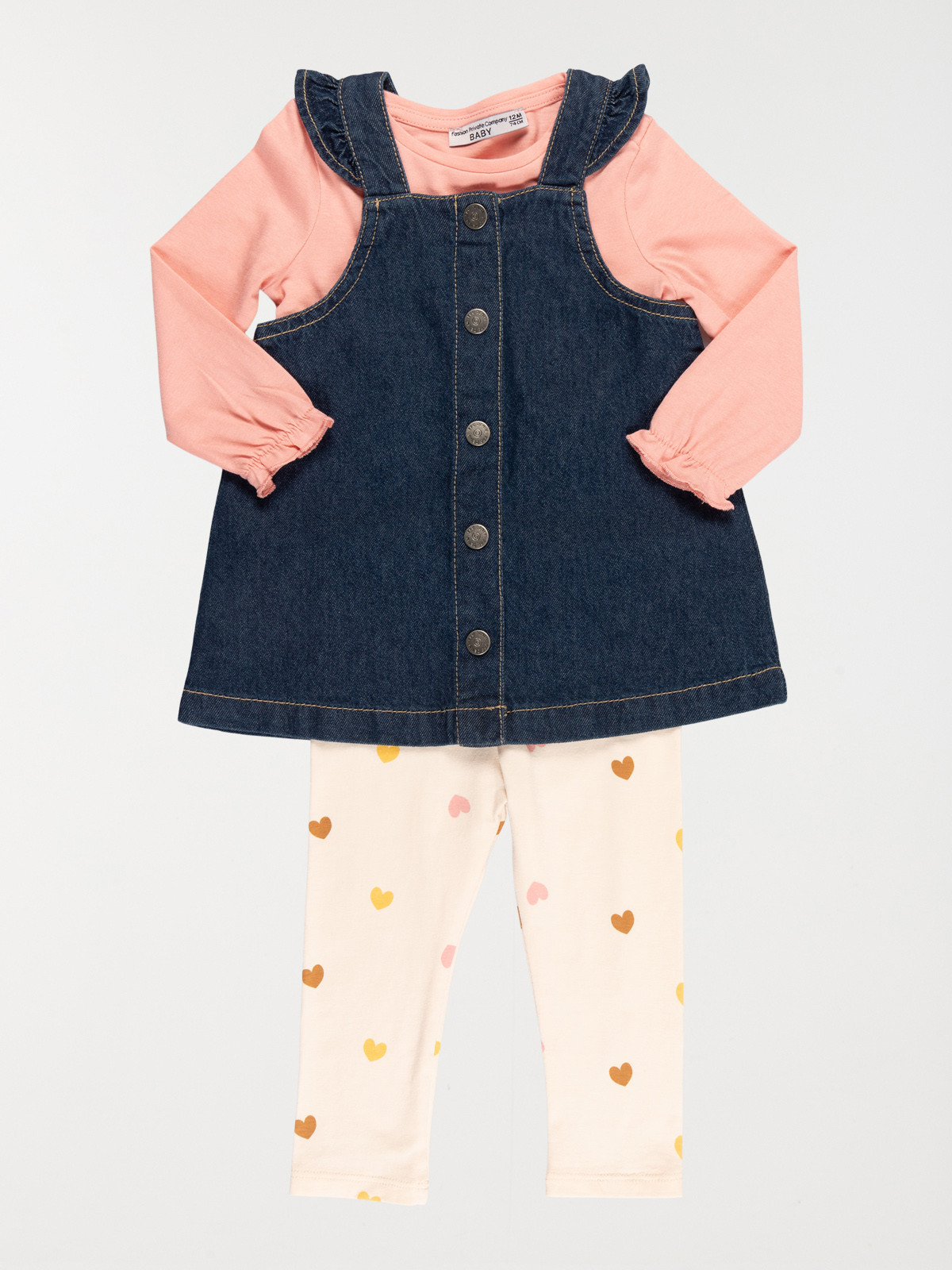 Ensemble 3 pièces fille (3-36M)