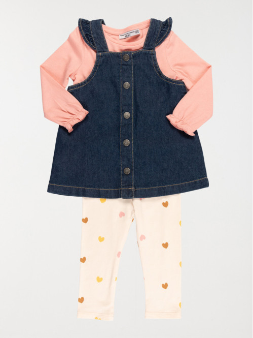 Ensemble 3 pièces fille (3-36M)