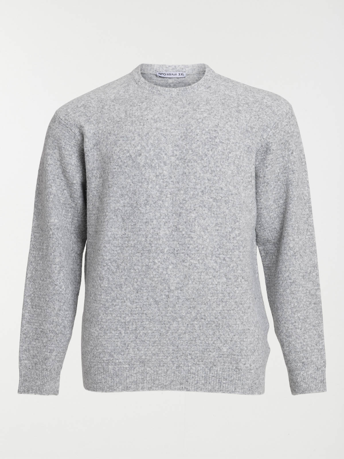 Pull col rond homme grande taille