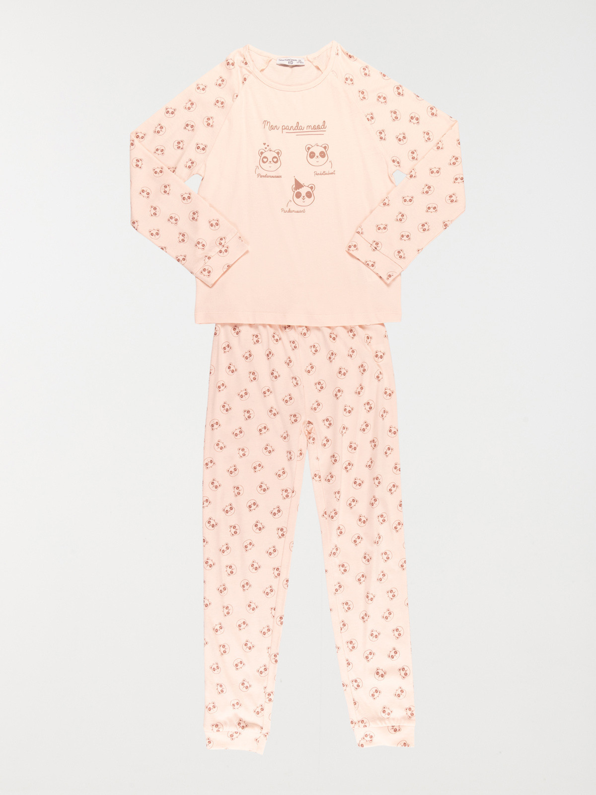 Pyjama pandas fille (3-12A)