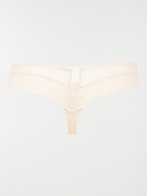 Shorty string femme dentelle