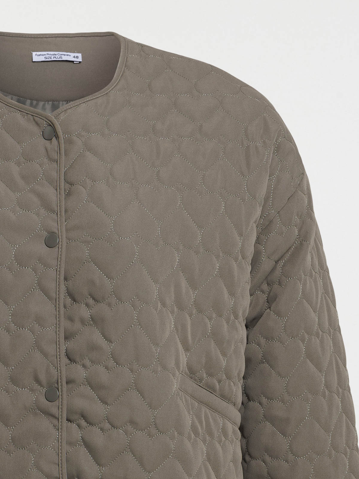 Veste coeurs grande taille femme