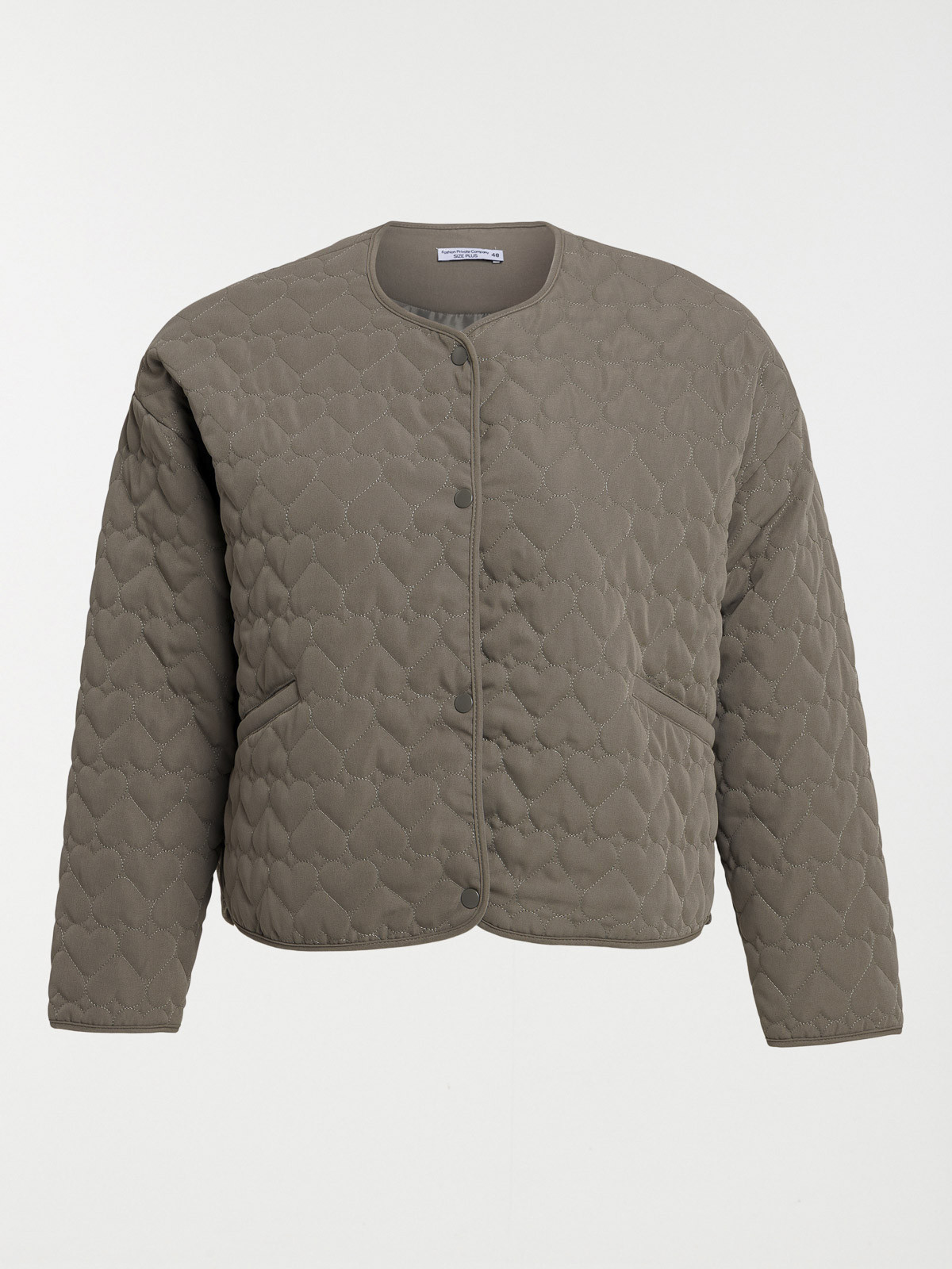 Veste coeurs grande taille femme