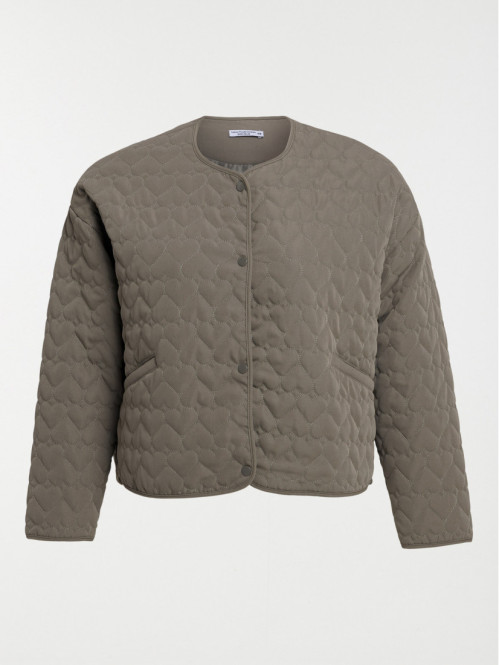 Veste coeurs grande taille femme