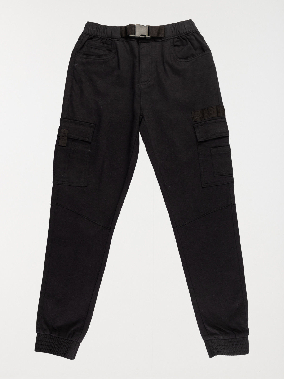 Pantalon cargo noir garçon (XXS-M)
