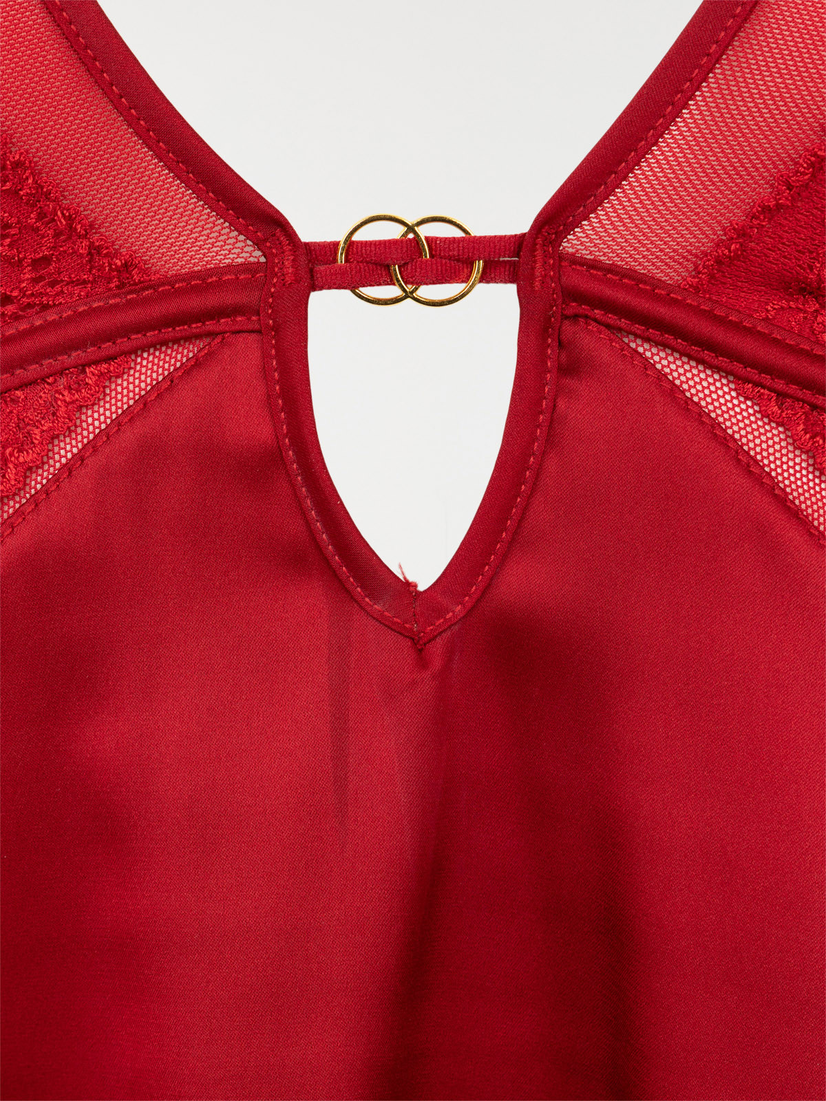 Nuisette rouge séduction femme Nuisette rouge séduction femme