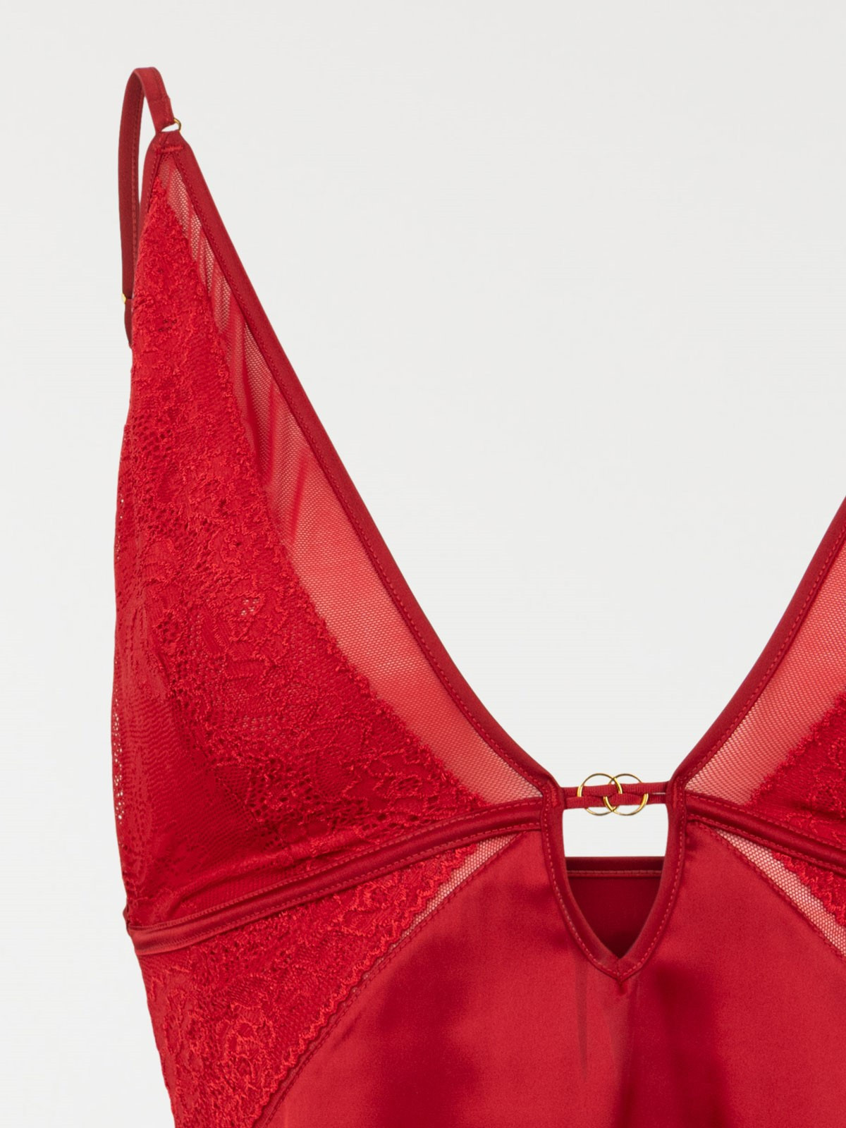 Nuisette rouge séduction femme Nuisette rouge séduction femme