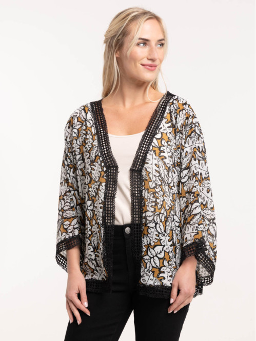 Surchemise fluide imprimée femme