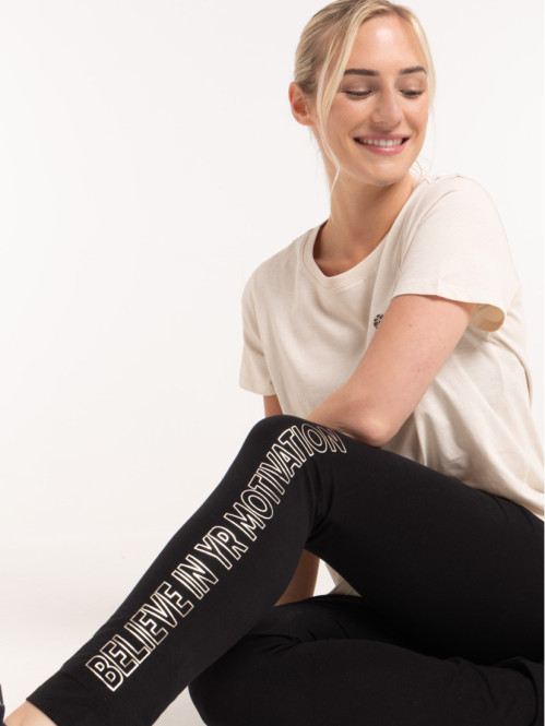 Legging sport noir femme