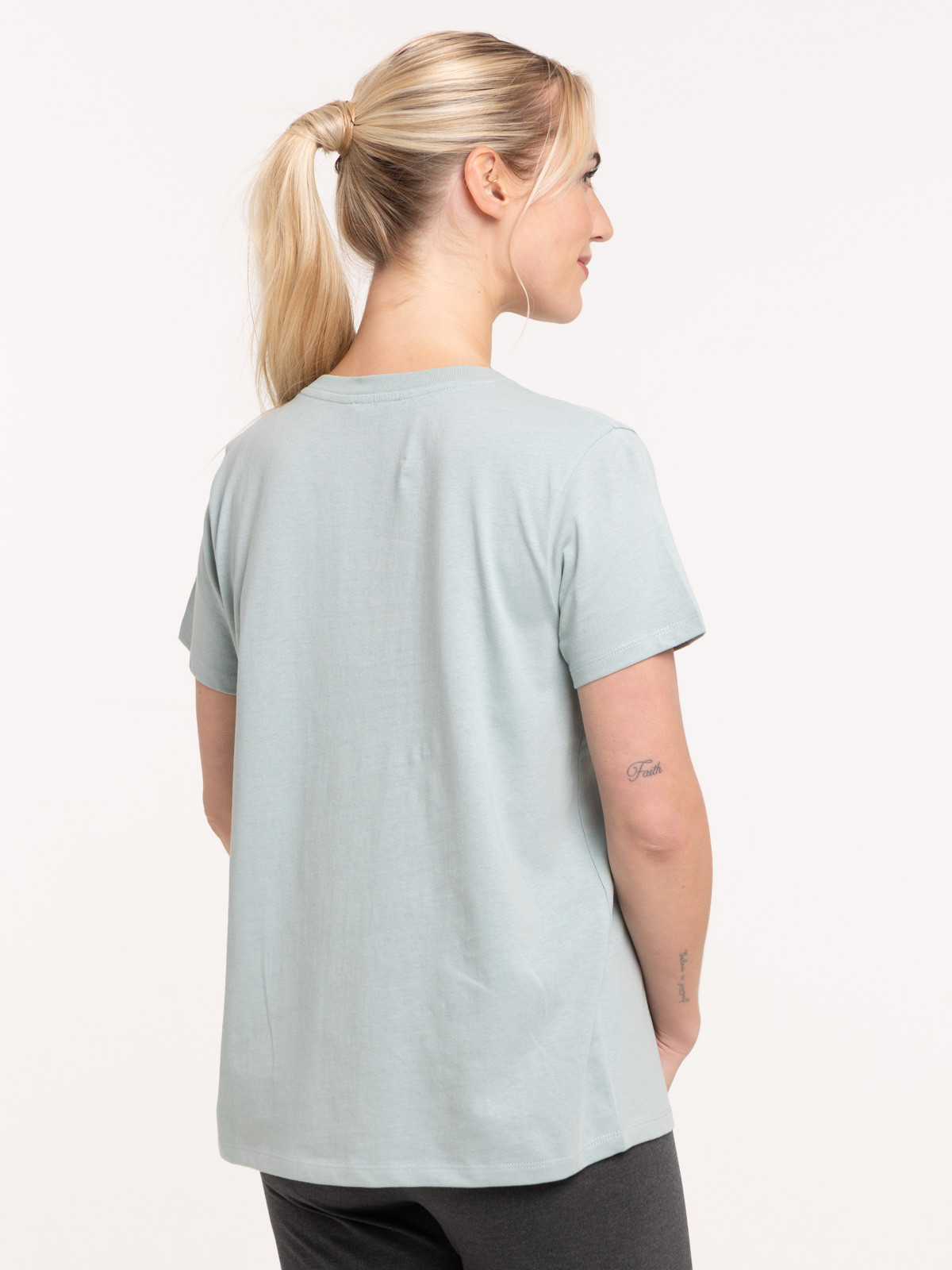 T-shirt message happy moments femme