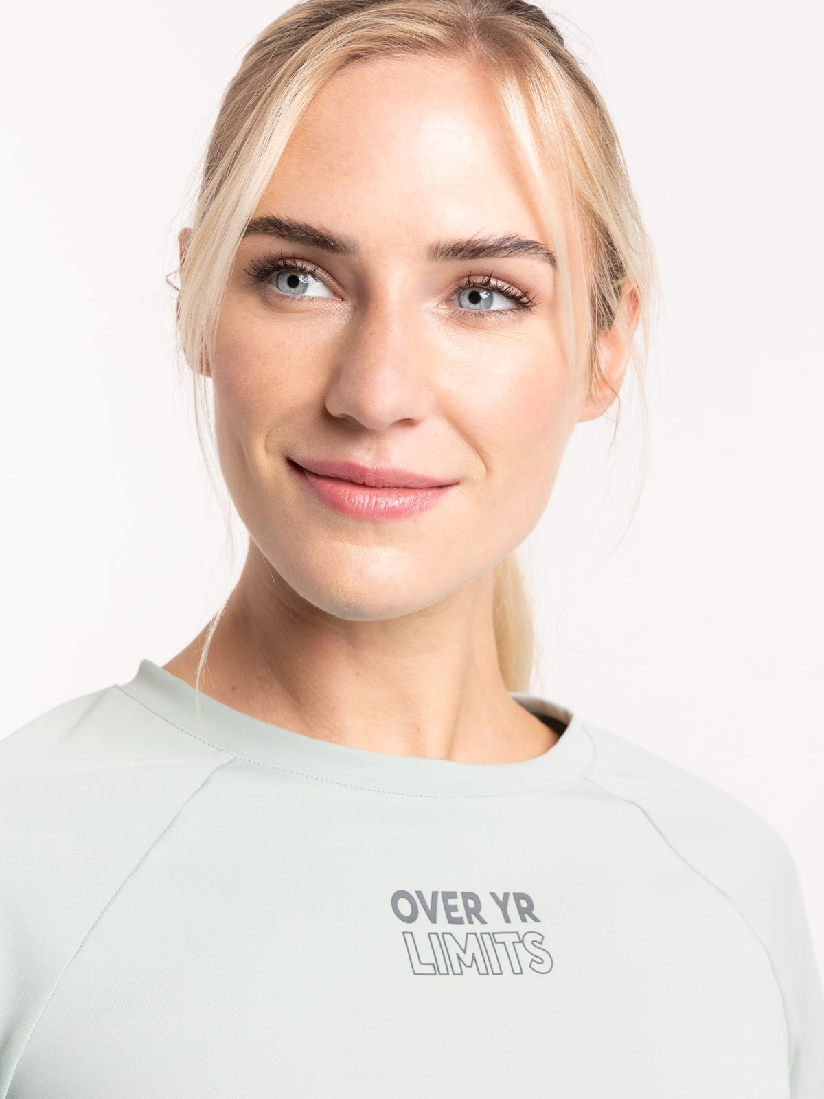 T-shirt sport coloris jade femme