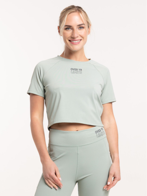 T-shirt sport coloris jade...