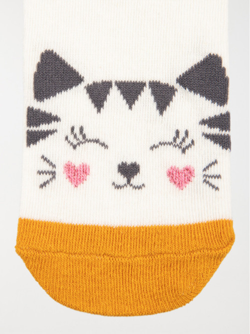 Lot de 3 paires de chaussettes chat fill