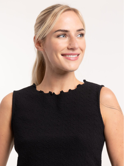 Débardeur noir femme