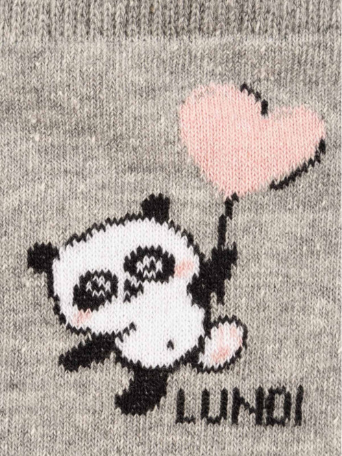 Lot 7 paires chaussettes fille panda