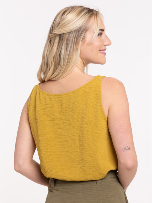 Débardeur femme vert indien