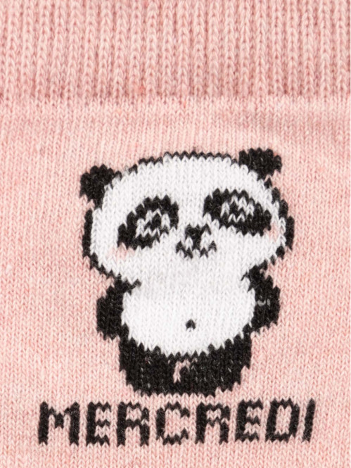 Lot 7 paires chaussettes fille panda
