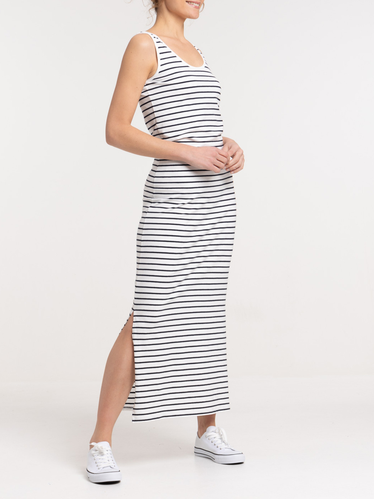 Robe longue rayée femme Robe longue rayée femme