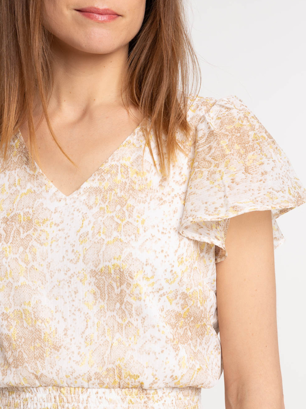 Robe motif peau de serpent femme