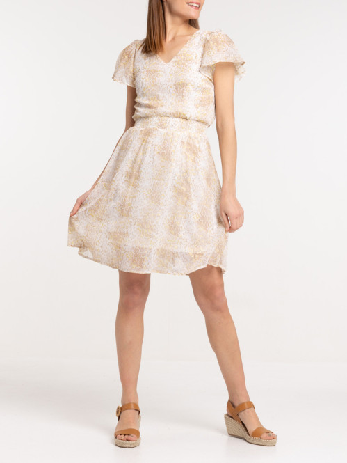 Robe motif peau de serpent femme