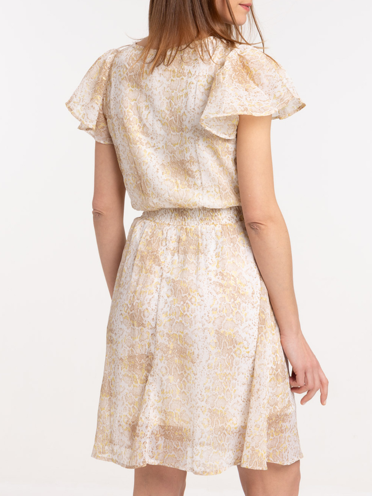 Robe motif peau de serpent femme