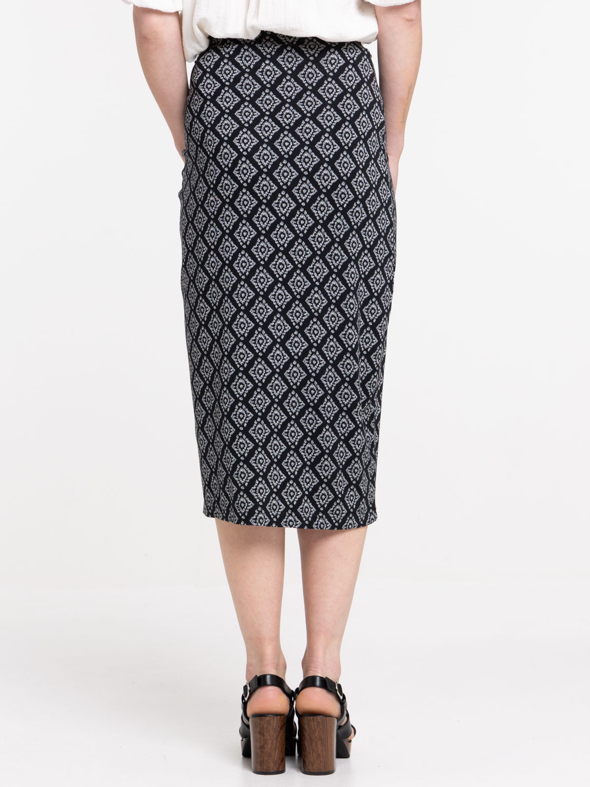 Jupe mi-longue imprimée femme Jupe mi-longue imprimée femme