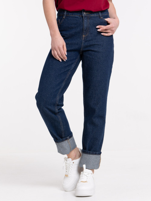 Jean regular brut femme