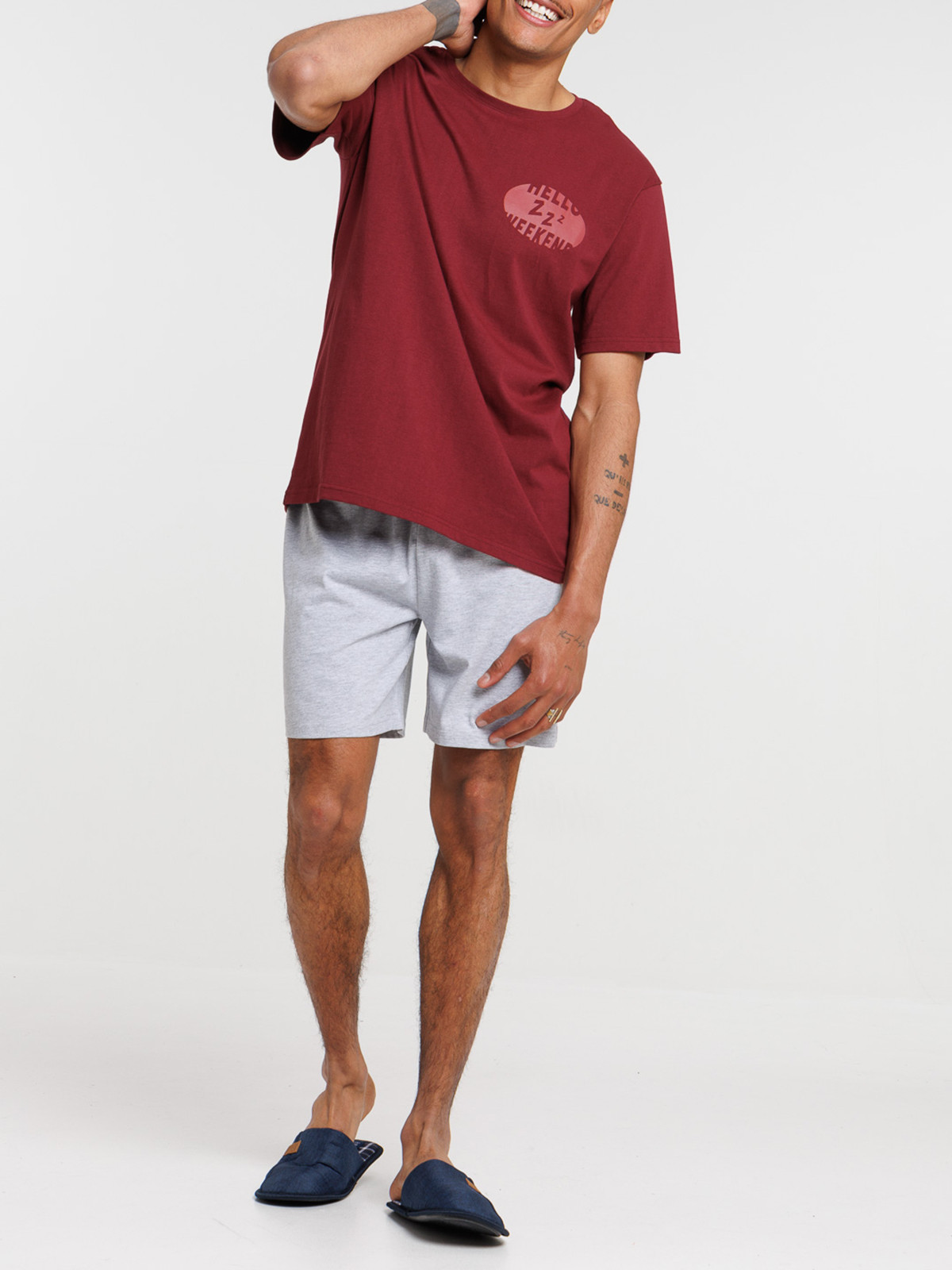 Pyjama hello week-end homme