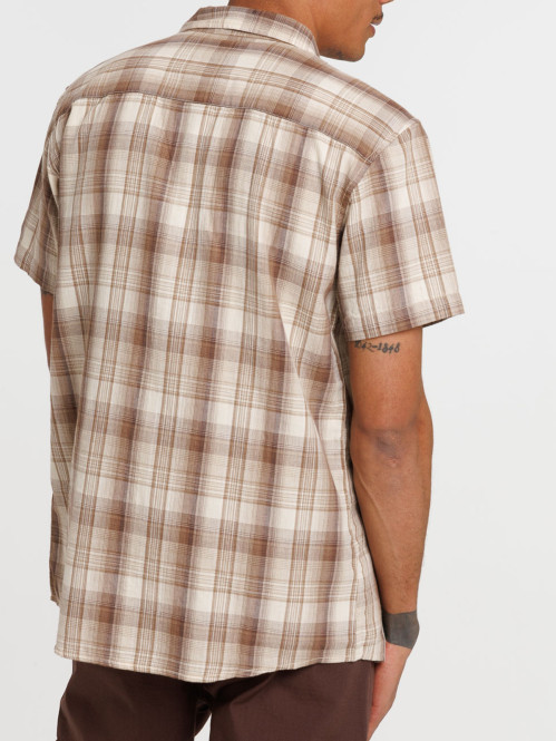 Chemisette à carreaux homme