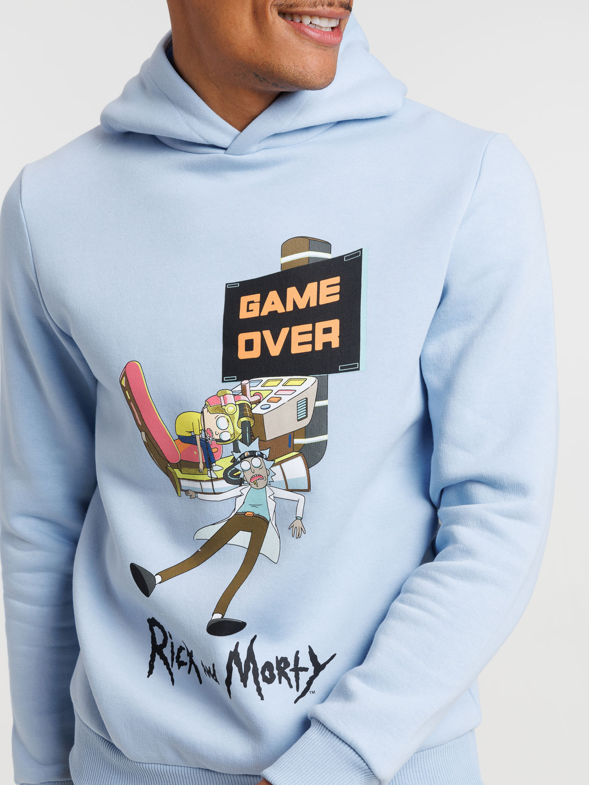 Sweat capuche Rick et Morty homme Sweat capuche Rick et Morty homme