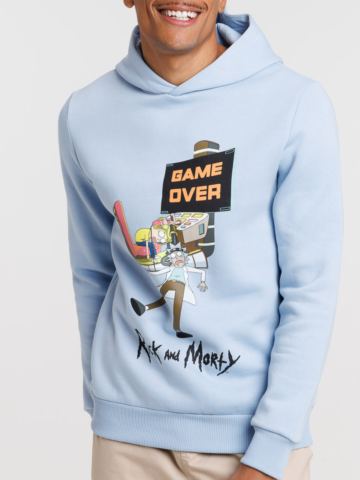 Sweat capuche Rick et Morty homme Sweat capuche Rick et Morty homme