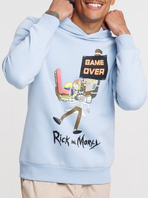Sweat capuche Rick et Morty homme