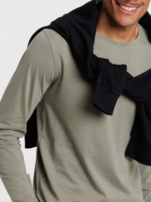 Tee-shirt vert camou homme