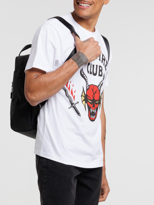 Tee-shirt blanc Hellfire homme