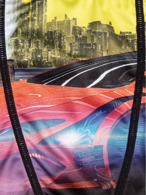 Boxer motif voiture garçon