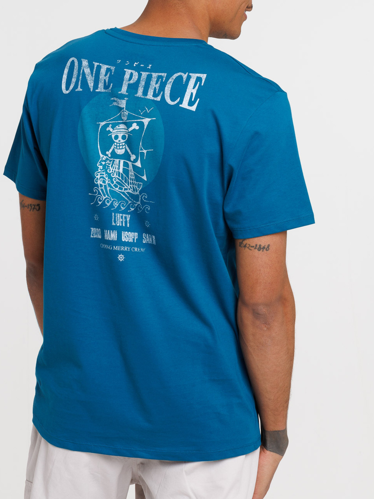 Tee-shirt bleu One piece homme