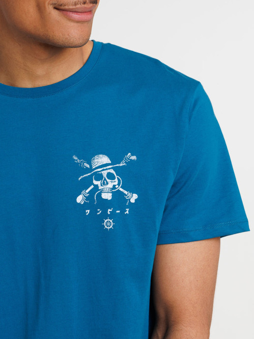 Tee-shirt bleu One piece homme