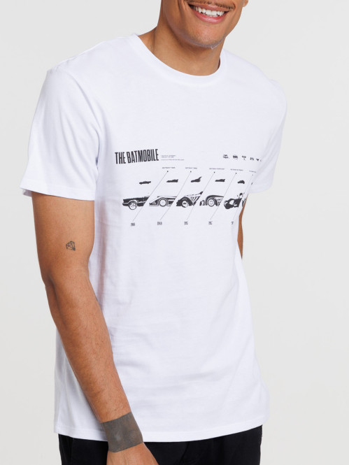 Tee-shirt Batman blanc homme