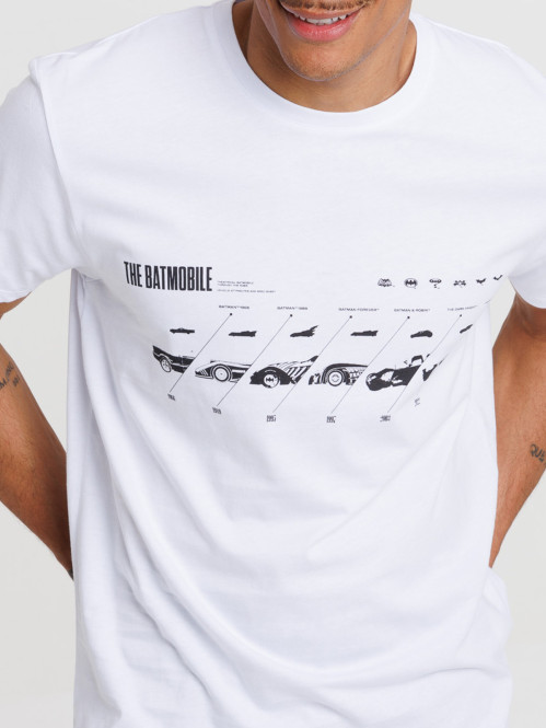 Tee-shirt Batman blanc homme Tee-shirt Batman blanc homme